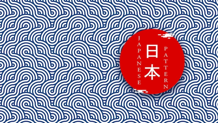 Vecteur fond et motif du japon
