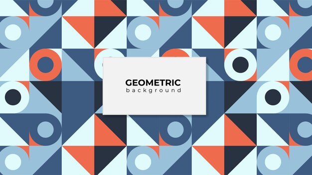 Vecteur fond de motif géométrique triangle