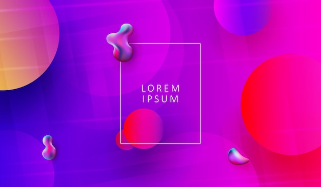Fond multicolore lumineux avec des rayures transparentes et des formes géométriques abstraites
