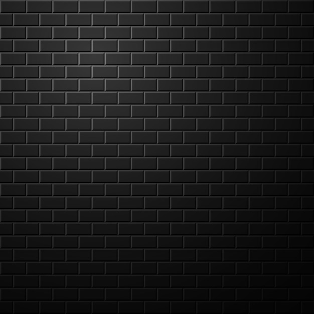 Fond de mur de briques sombres Espace vide pour votre contenu