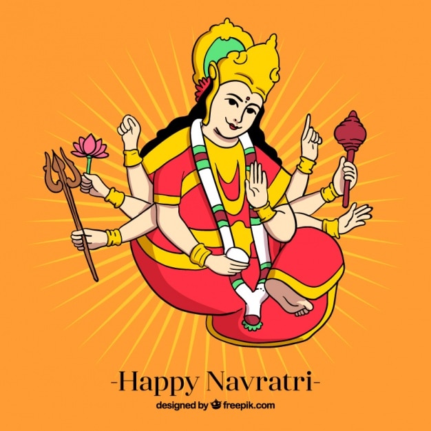 Fond Navratri Heureux