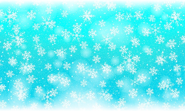 Fond De Neige Qui Tombe Illustration Vectorielle