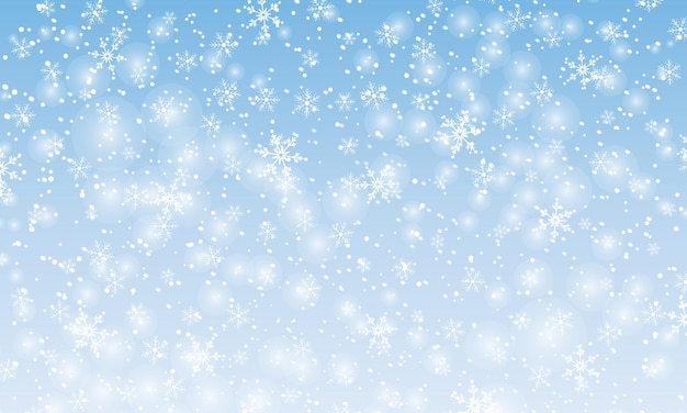 Fond de neige qui tombe Illustration vectorielle