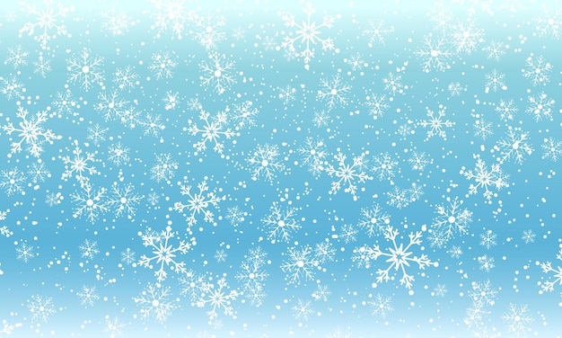 Fond de neige qui tombe Illustration vectorielle