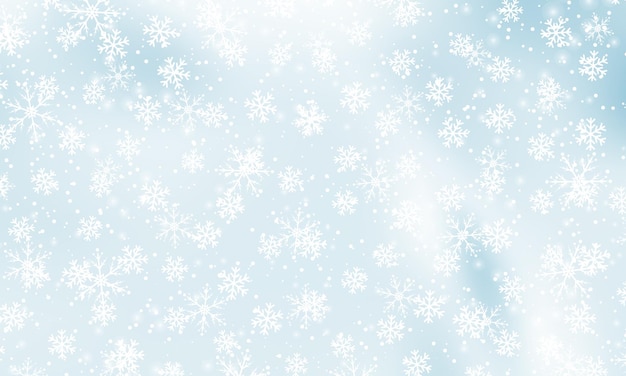 Fond De Neige Qui Tombe Illustration Vectorielle