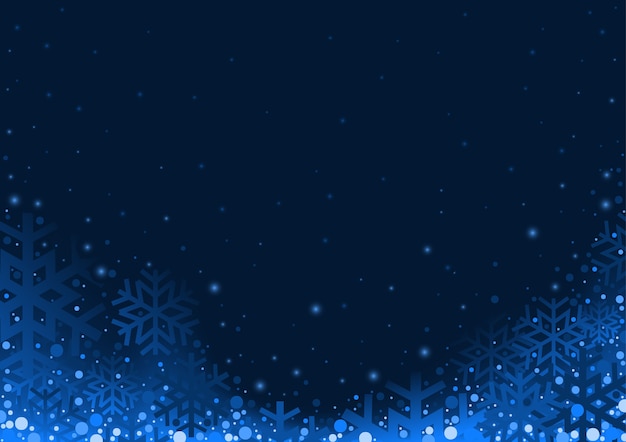 Fond de Noël bleu