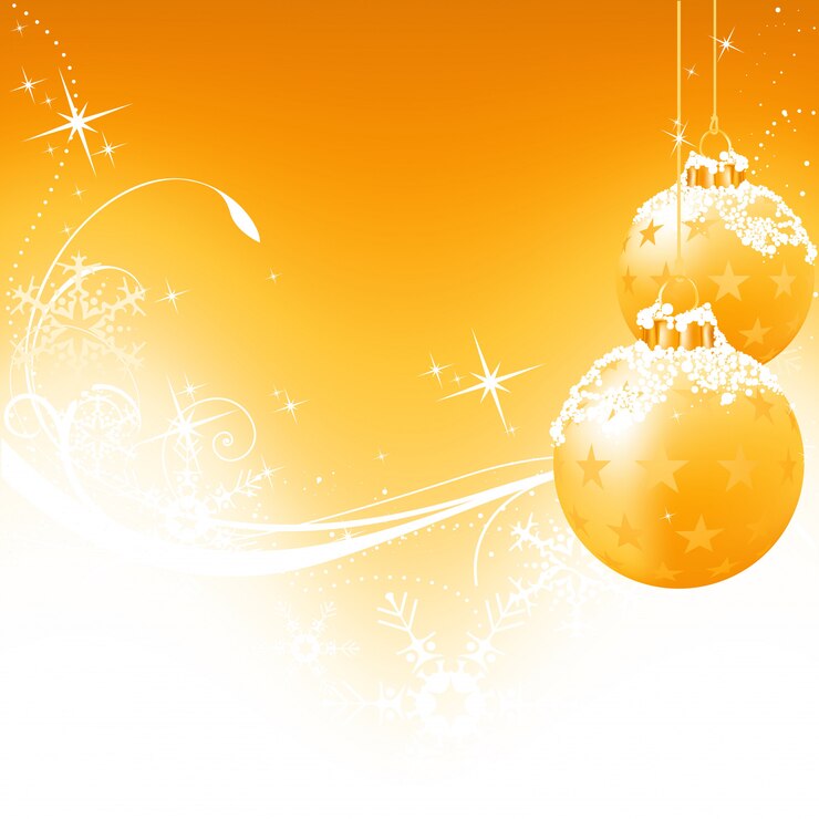 Vecteur fond de noël avec des boules et des fleurs