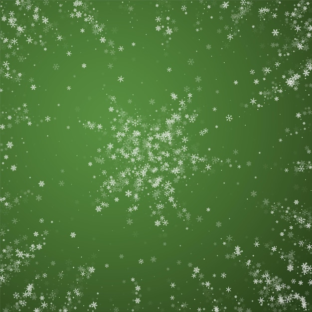 Fond de Noël enneigé Neige volante subtile