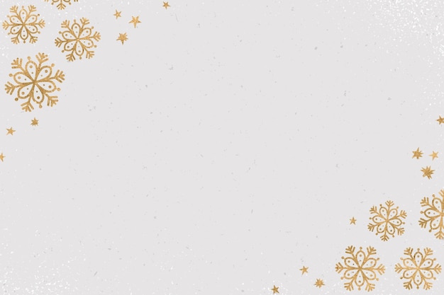 Fond de Noël avec des flocons de neige et les étoiles