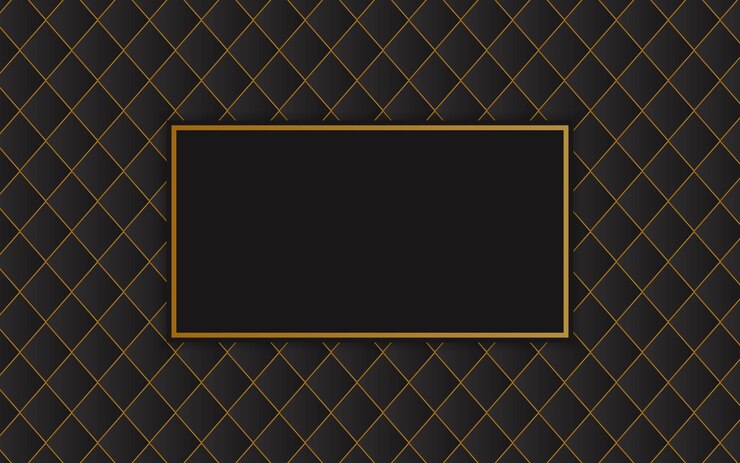 Vecteur fond noir dégradé luxueux avec motif diamant