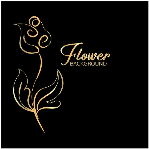 un fond noir avec un dessin de fleur dessus