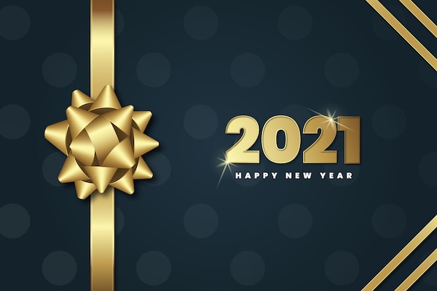 Fond de nouvel an 2021 réaliste