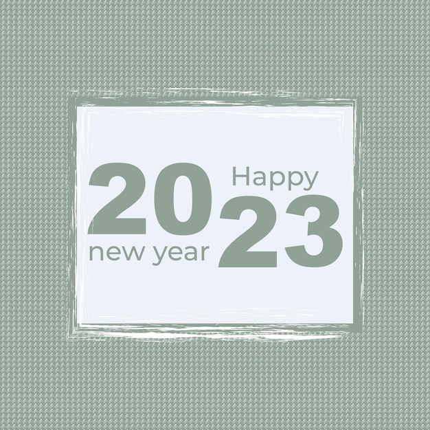 Fond de nouvel an 2023, fond d'écran d'invitation de bonne année 2023 avec texture verte