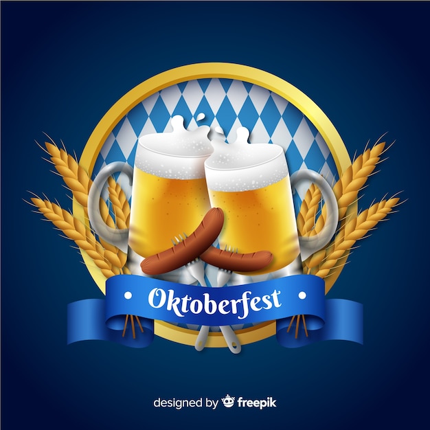 Fond D'oktoberfest Réaliste