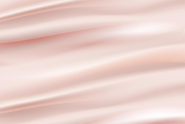 Vecteur fond ondulé liquide de scène de rideau abstrait 3d rose