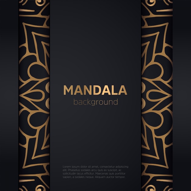 Fond D'or Avec Mandala