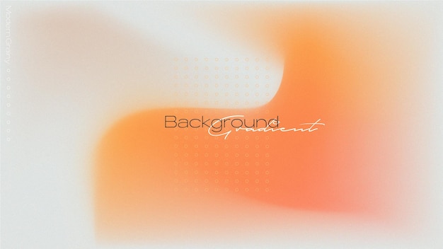 Fond orange blanc granuleux à la mode avec des couleurs vibrantes