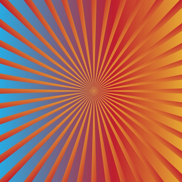 un fond orange vif et rouge avec des lignes rouges et jaunes