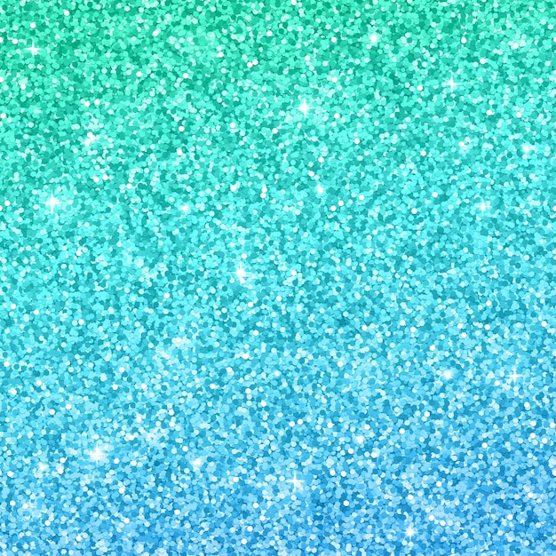 Vecteur fond de paillettes vert bleu avec effet de couleur. illustration vectorielle