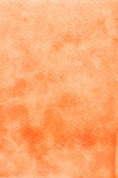 Fond de papier de texture aquarelle orange