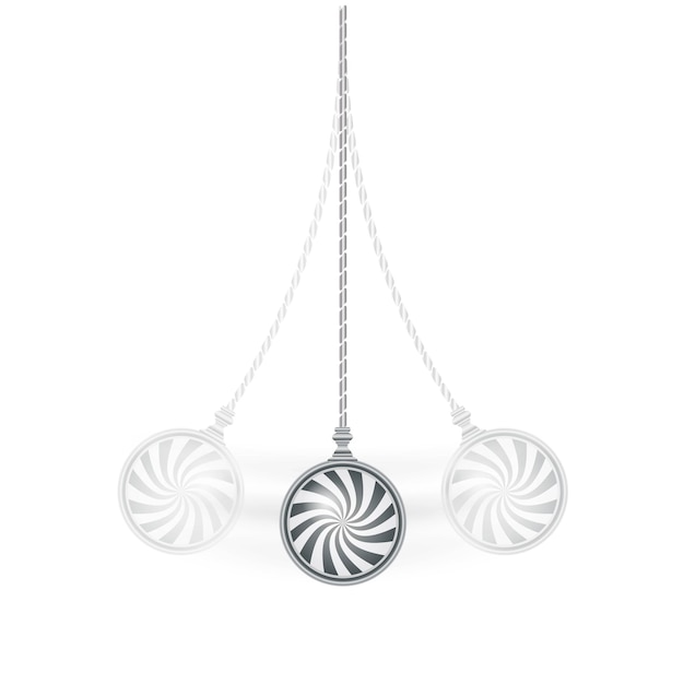 Fond de pendule oscillant d'hypnose