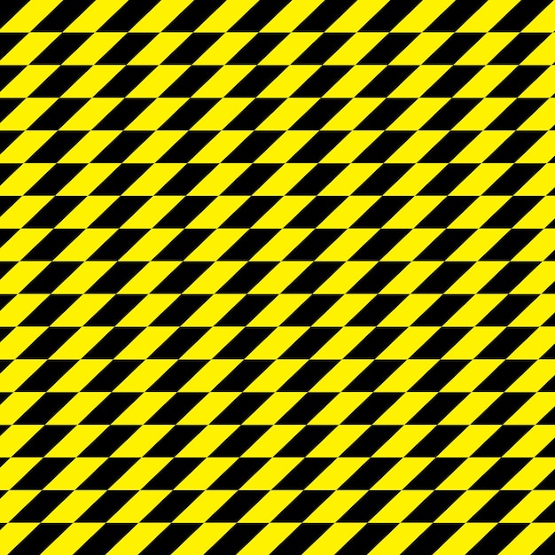 Fond De Pente Damier Jaune Et Noir