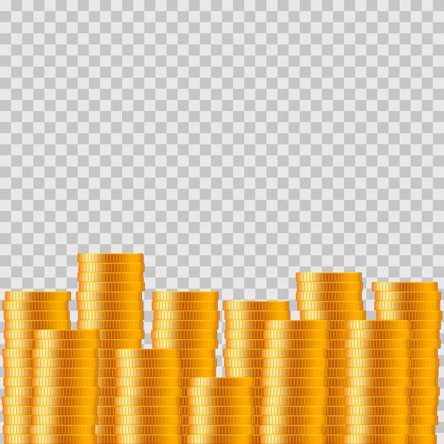 Fond de pièces de monnaie réaliste