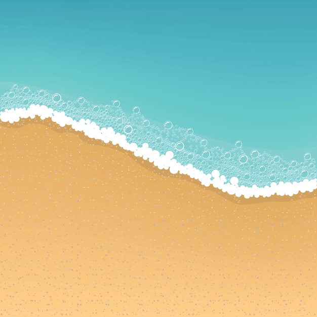 Fond De Plage Illustration Vectorielle