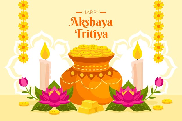Fond Plat Akshaya Tritiya