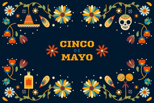 Fond Plat Cinco De Mayo