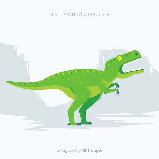 Fond Plat De T-rex