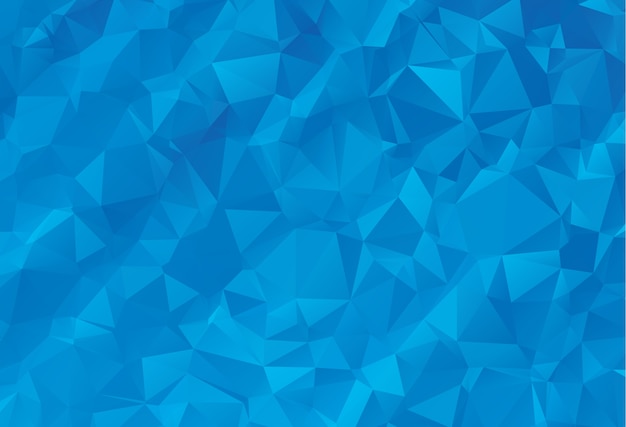 Fond Polygonal Bleu.