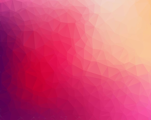 Fond Polygonal Violet Et Rose, Illustration Vectorielle