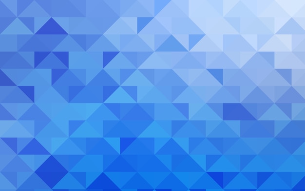 Fond polygonale abstrait bleu clair vecteur