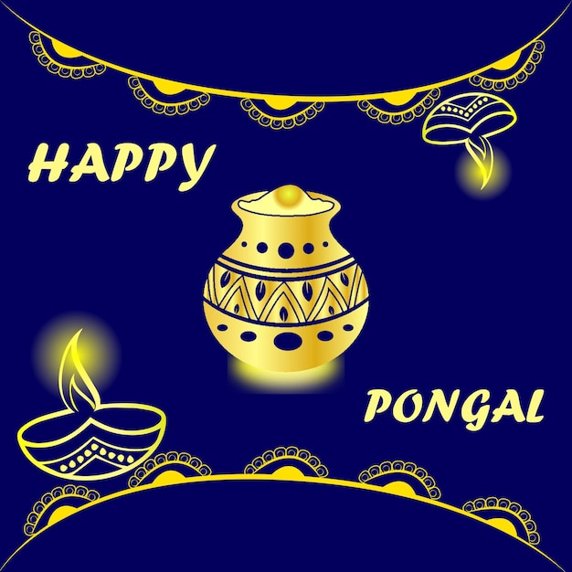 Fond De Pongal Bleu