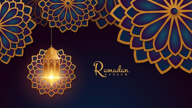 Vecteur fond de ramadan kareem