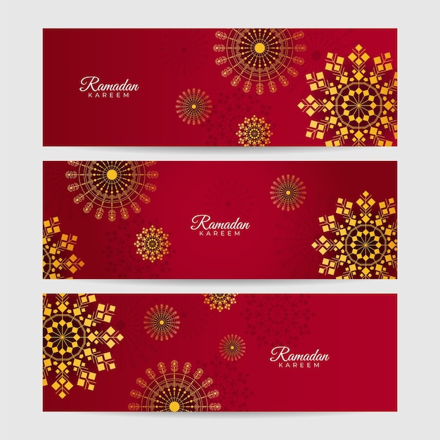 Fond De Ramadan De Luxe Avec Motif Arabesque Rouge Style Oriental Islamique Arabe Design Décoratif Pour Impression Affiche Couverture Brochure Flyer Bannière