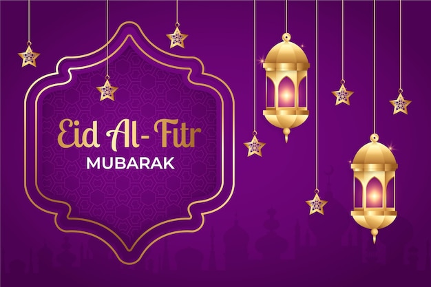 Fond réaliste de l'aïd al-fitr