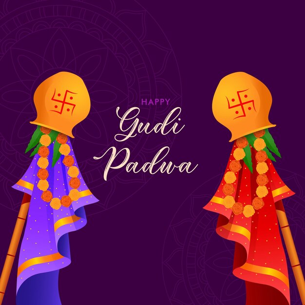 Fond Réaliste De Gudi Padwa