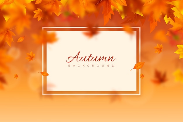 Fond réaliste pour la célébration de l'automne