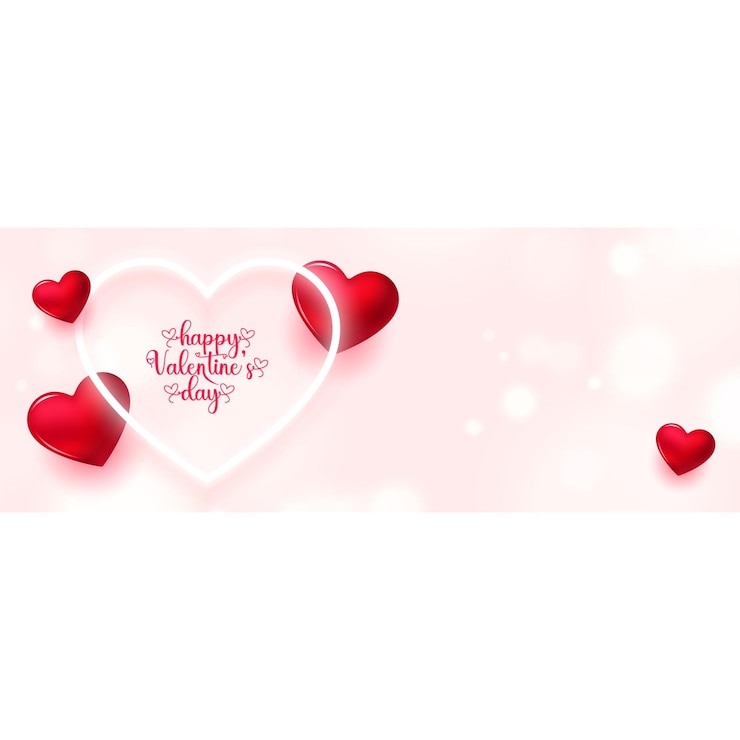Vecteur un fond rose avec un cœur qui dit " joyeux anniversaire de la saint-valentin "