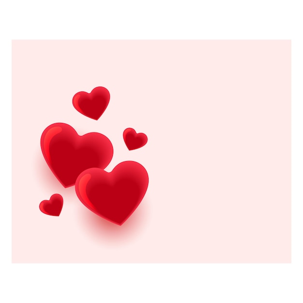 un fond rose avec des cœurs qui dit " amour " dessus