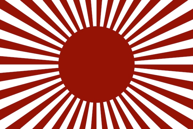 Fond rouge soleil japonais