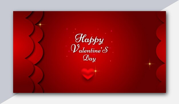 Fond de Saint Valentin heureux avec des coeurs