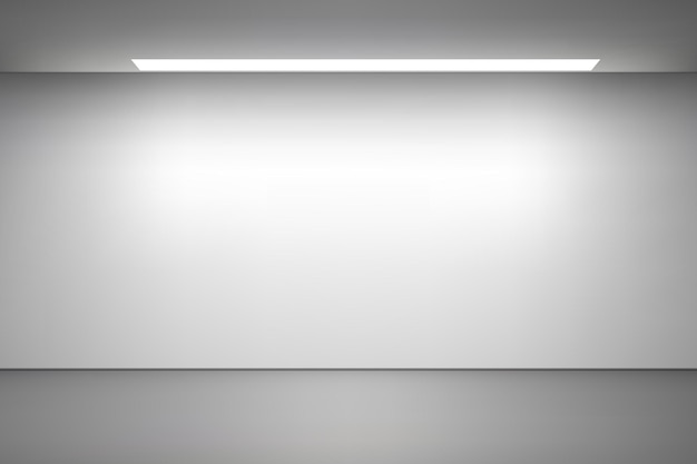 Fond de salle de studio vide avec projecteur