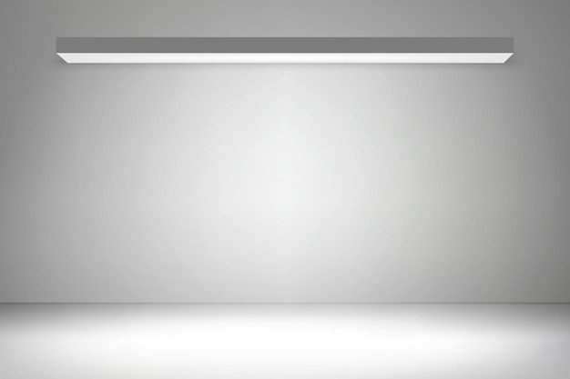 Fond de salle de studio vide avec projecteur