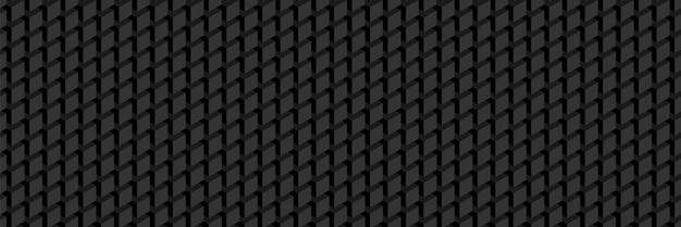 Fond sombre géométrique grand écran tendance dans un style isométrique. Mur de cubes. Option transparente.
