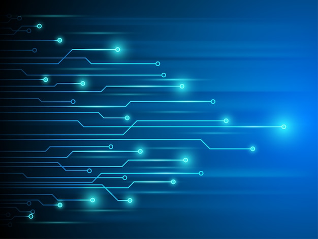 fond de technologie abstact futuriste