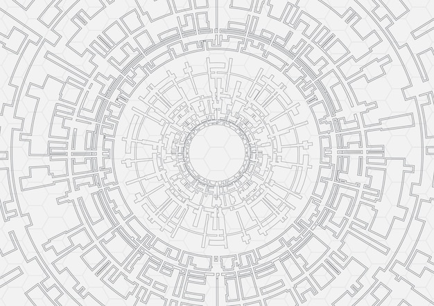 Fond De Technologie De Circuit Avec Système De Connexion De Données Numériques Hitech Et Conception électronique Informatique