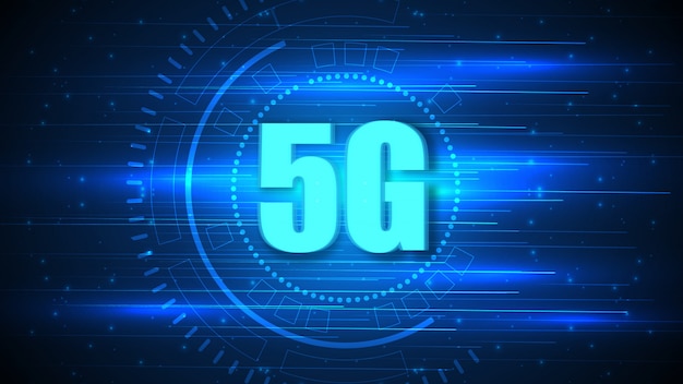 Fond de technologie de circuit de vitesse 5G